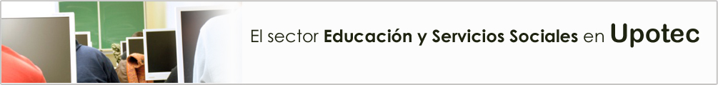 Logo upotec catalogo tecnologico Sector Educación y Servicios Sociales