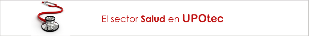 Logo upotec catalogo tecnologico Sector Salud