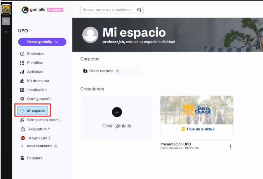 Genially en el Aula Virtual - Aula Virtual
