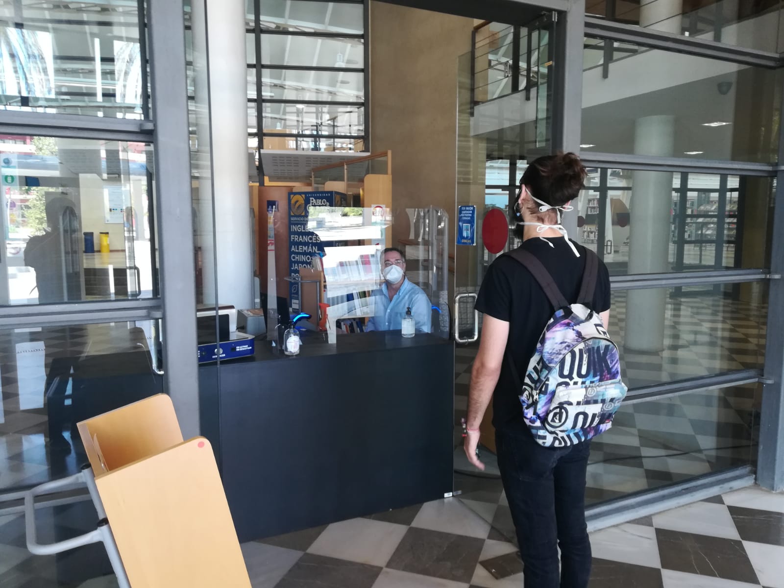 Reapertura biblioteca mayo 2020