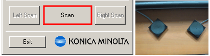 Botón Scan y pulsadores manuales
