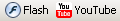 Botones Flash y YouTube