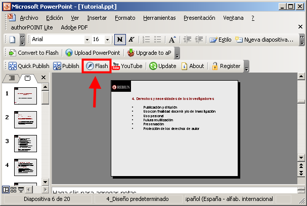 Presentación en Power Point