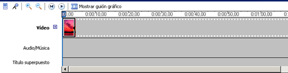 Foto insertada en guión gráfico