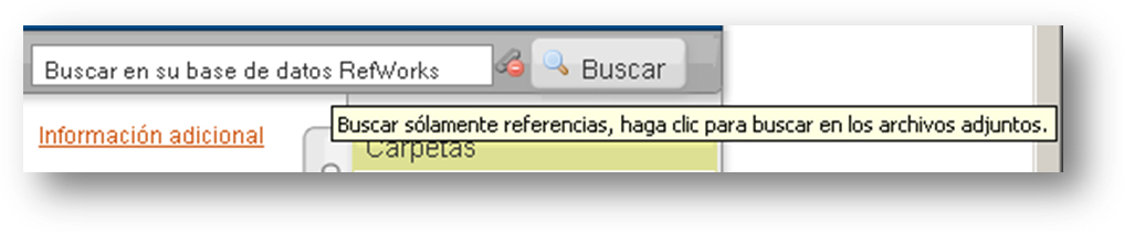 Buscar nuestras referencias en RefWorks