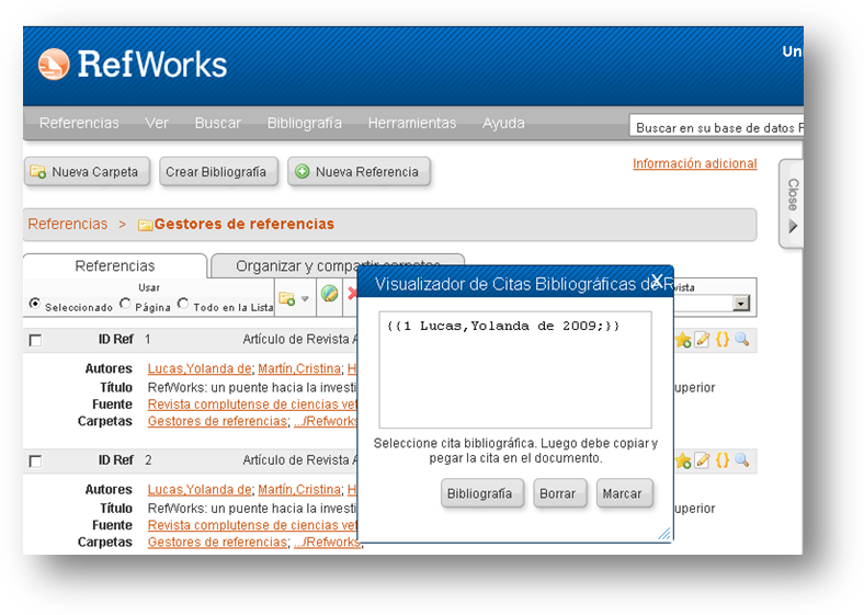 Cita manual