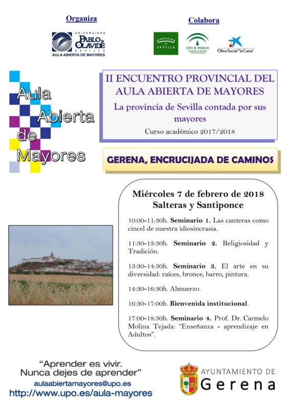 Salteras y Santiponce visitan Gerena para participar en el II Encuentro Provincial