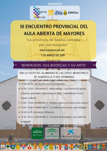 Los mayores de Almensilla y Dos Hermanas conocen Bormujos de la mano de sus compañeros del municipio