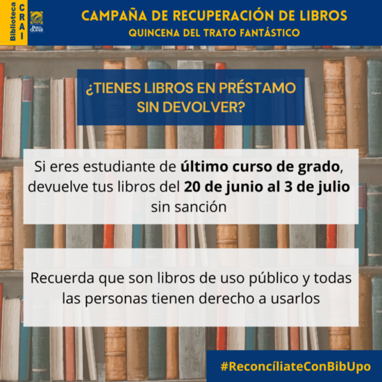 Campaña recuperación de libros