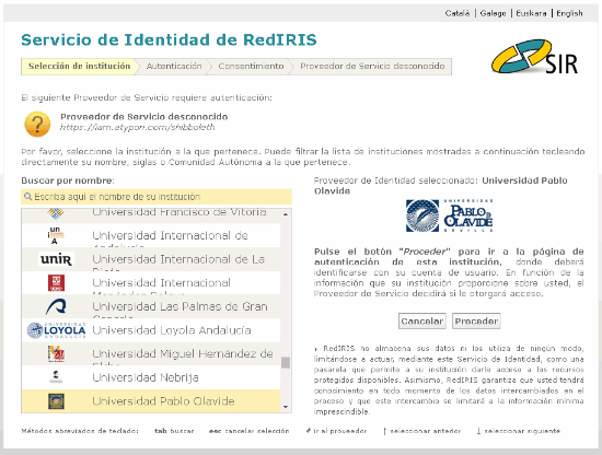 Acceso SIR Acceso SIR