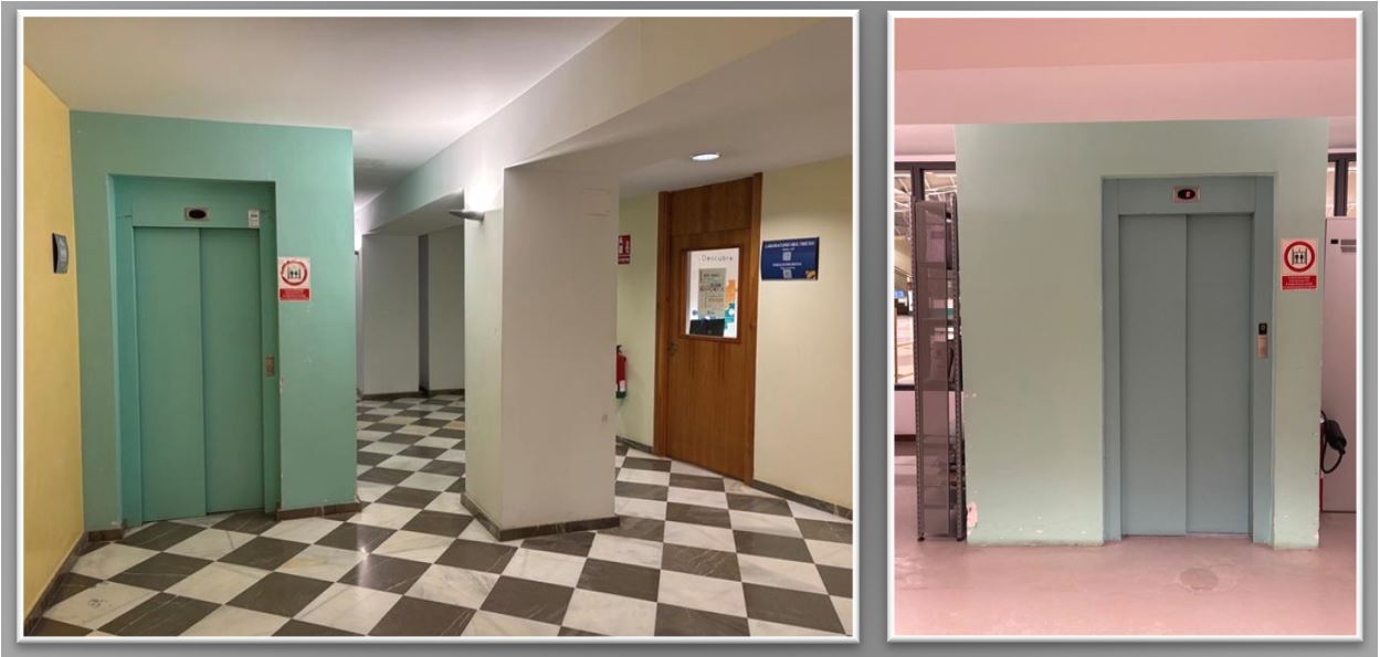 Ascensores de la Biblioteca/CRAI