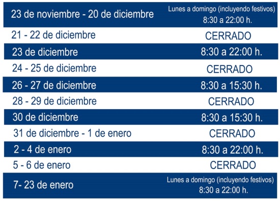 Horario extraordinario noviembre_webA3 Horizontal