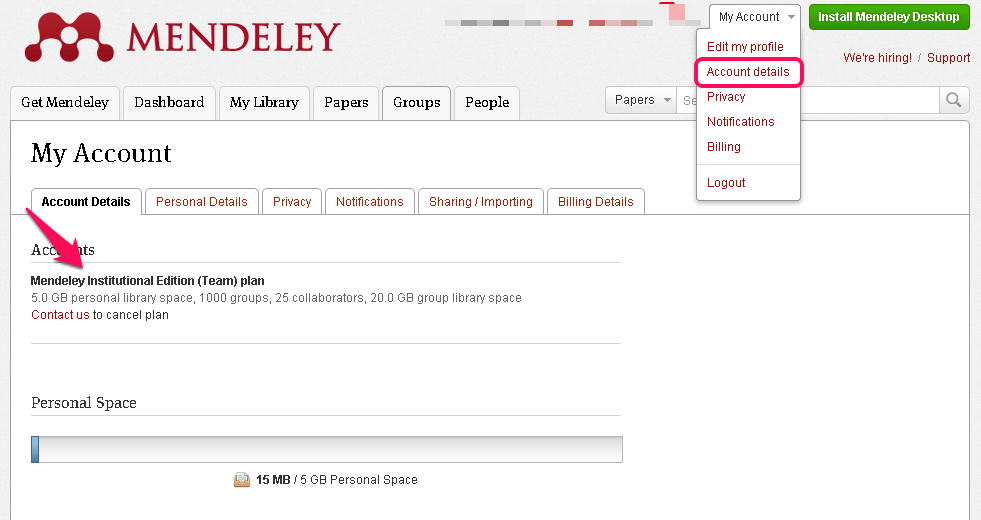 Biblioteca-CRAI - Mendeley