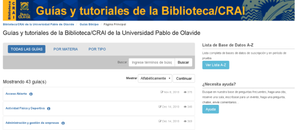 Portal guías y tutoriales