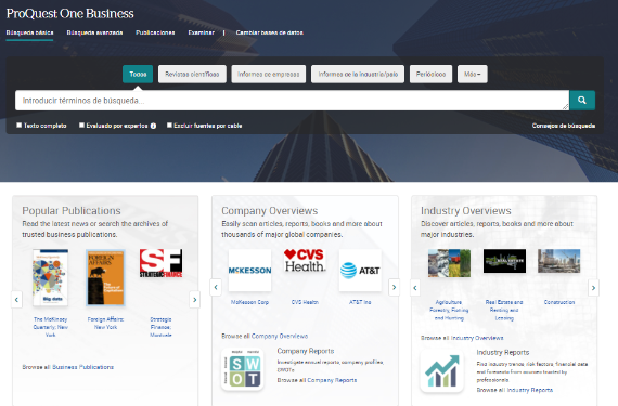 ProQuest One Business
