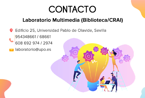 Contacto con el Laboratorio Multimedia (horizontal)