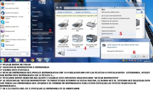 borrar impresora windows 7