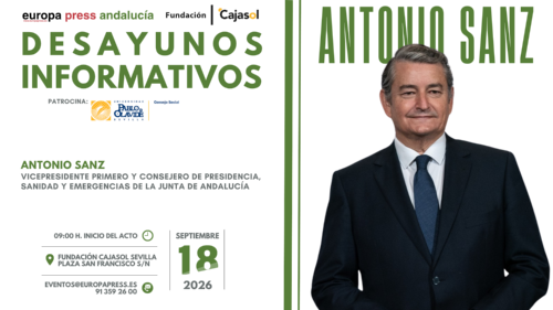 INVITACIÓN DESAYUNO ANDALUCÍA CON ANTONIO SANZ, 18.09.26