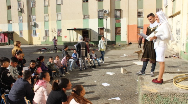 1. Lecturas teatralizadas por semana del libro. en plaza Don Juan Tenorio 2017