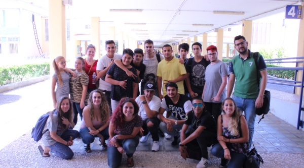 7. Visita del grupo de Rap para jóvenes del aula de convivencia de los IES en la UPO 2017