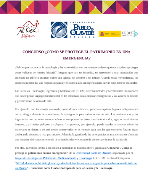 Captura bases del concurso FECYT Captura bases del concurso FECYT