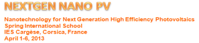 Nanotechnology for Next Generation High Efficiency Photovoltaics 
