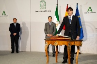 Toma de posesión de Francisco Oliva como rector de la Universidad Pablo de Olavide