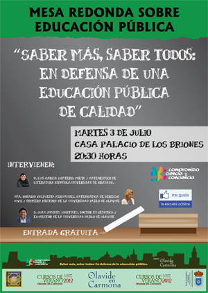 Mesa redonda sobre educación