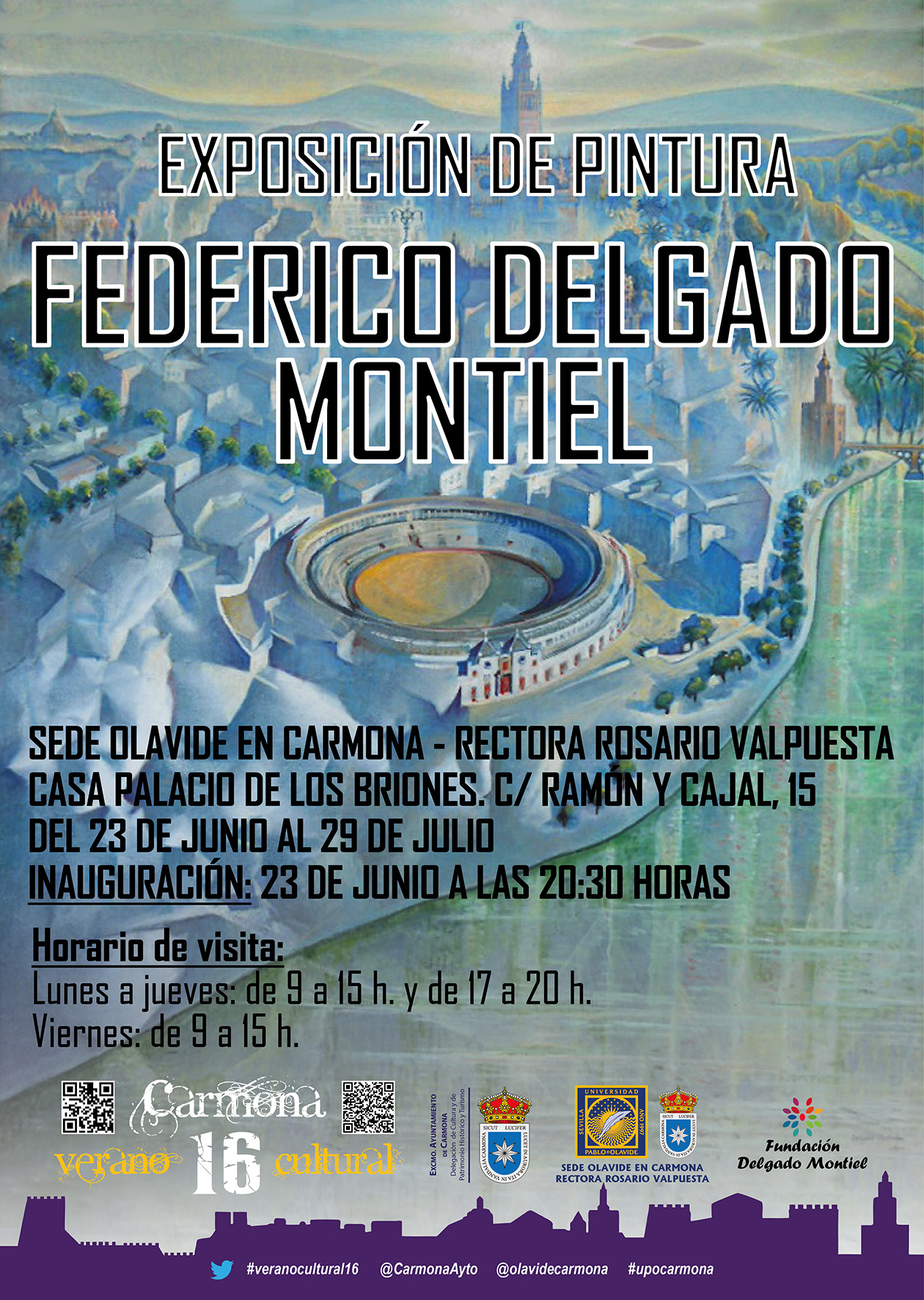 Exposición del pintor sevillano Federico Delgado Montiel