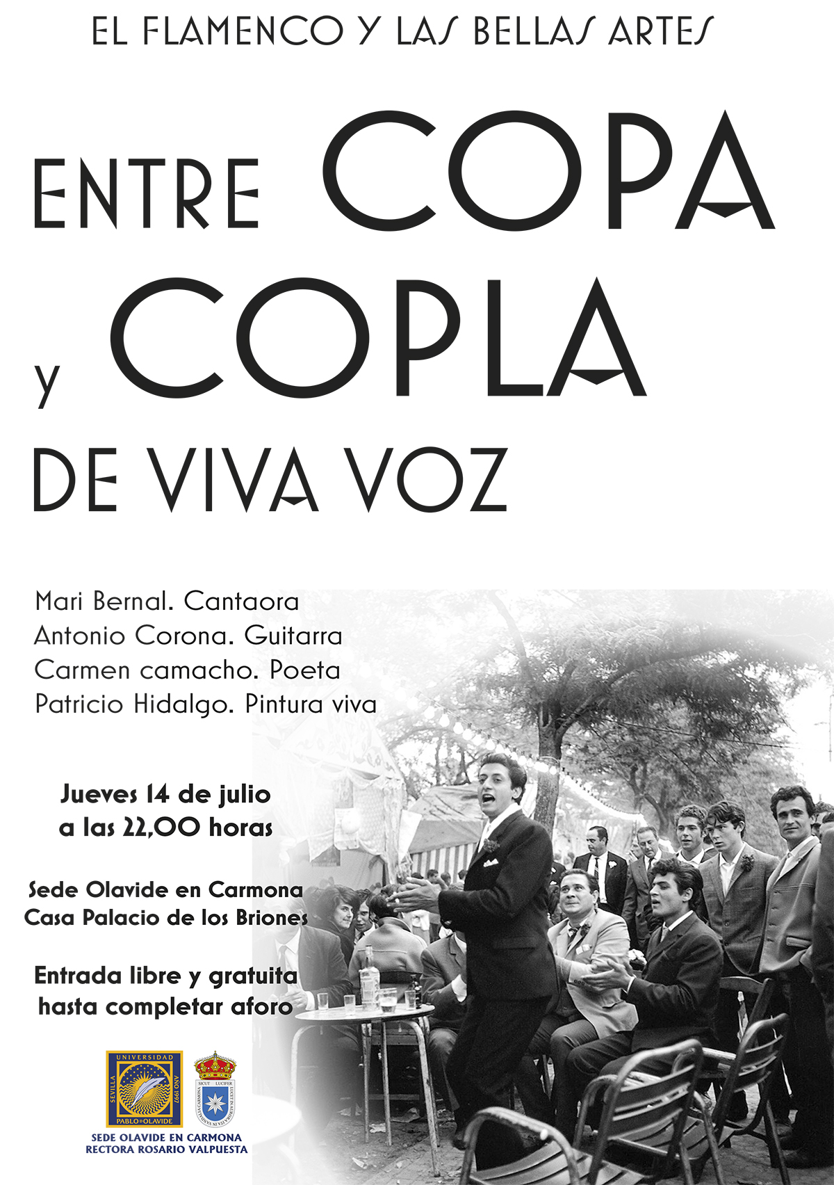 Entre copa y copla de viva voz