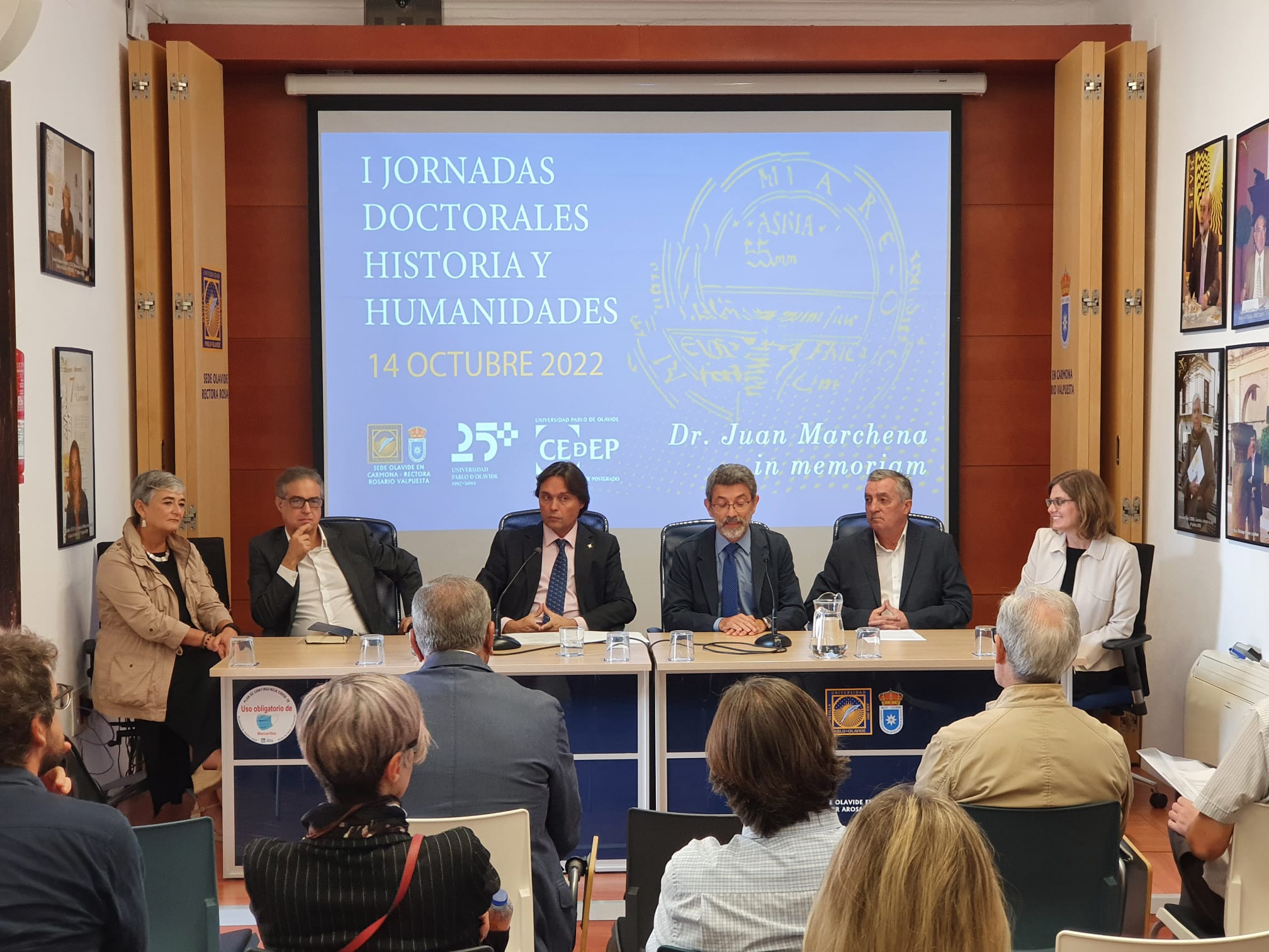 El rector inaugura en la sede de Carmona las I Jornadas Doctorales sobre Historia y Humanidades