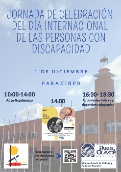 Cartel Jornada UPO 1 de Diciembre
