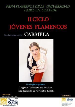 CARTEL JÓVENES FLAMENCOS. 2º Carmela Espinosa