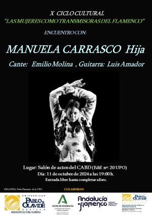 Cartel MANUELA CARRASCO