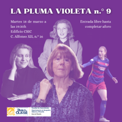 CARTEL La Pluma violeta 9