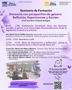 Cartel Docencia con perspectiva de Género (1)