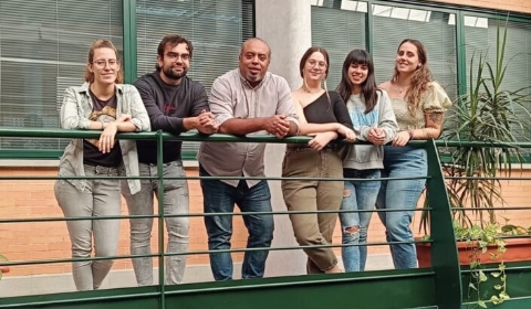 esde la izquierda: Miriam Ortiz, Antonio Moreno, Younes Smani, Irene Molina, María José López Carballo y Ángela Rey