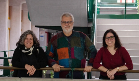 De izquierda a derecha, Aroa López-Sánchez, Fernando Govantes y Marta Pulido-Sánchez.