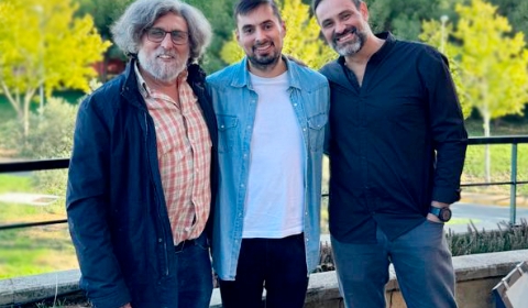De izquierda a derecha, Juan Jiménez, Sergio Villa-Consuegra y Víctor Álvarez en el CABD.