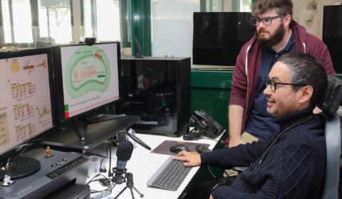 Los investigadores Antonio J. Pérez Pulido y Alejandro Rubio.