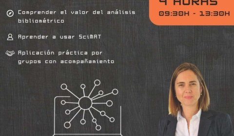 Cartel Curso Bibliometria y SciMAT_10 junio 2025