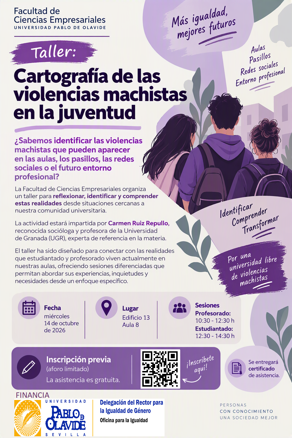 Cartel Taller logo Igualdad definitivo