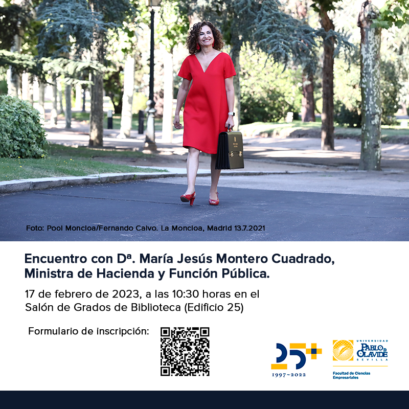 Cartel Ministra MJ Montero