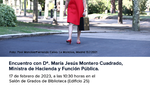 Cartel Ministra MJ Montero