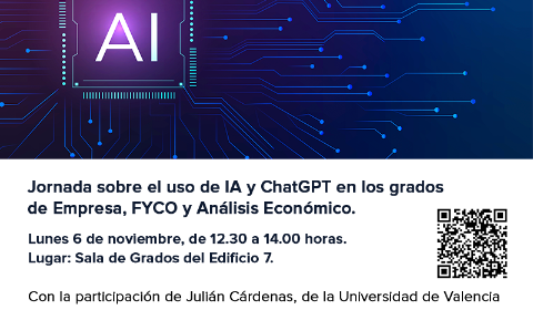 Jornada sobre el uso de IA y ChatGPT