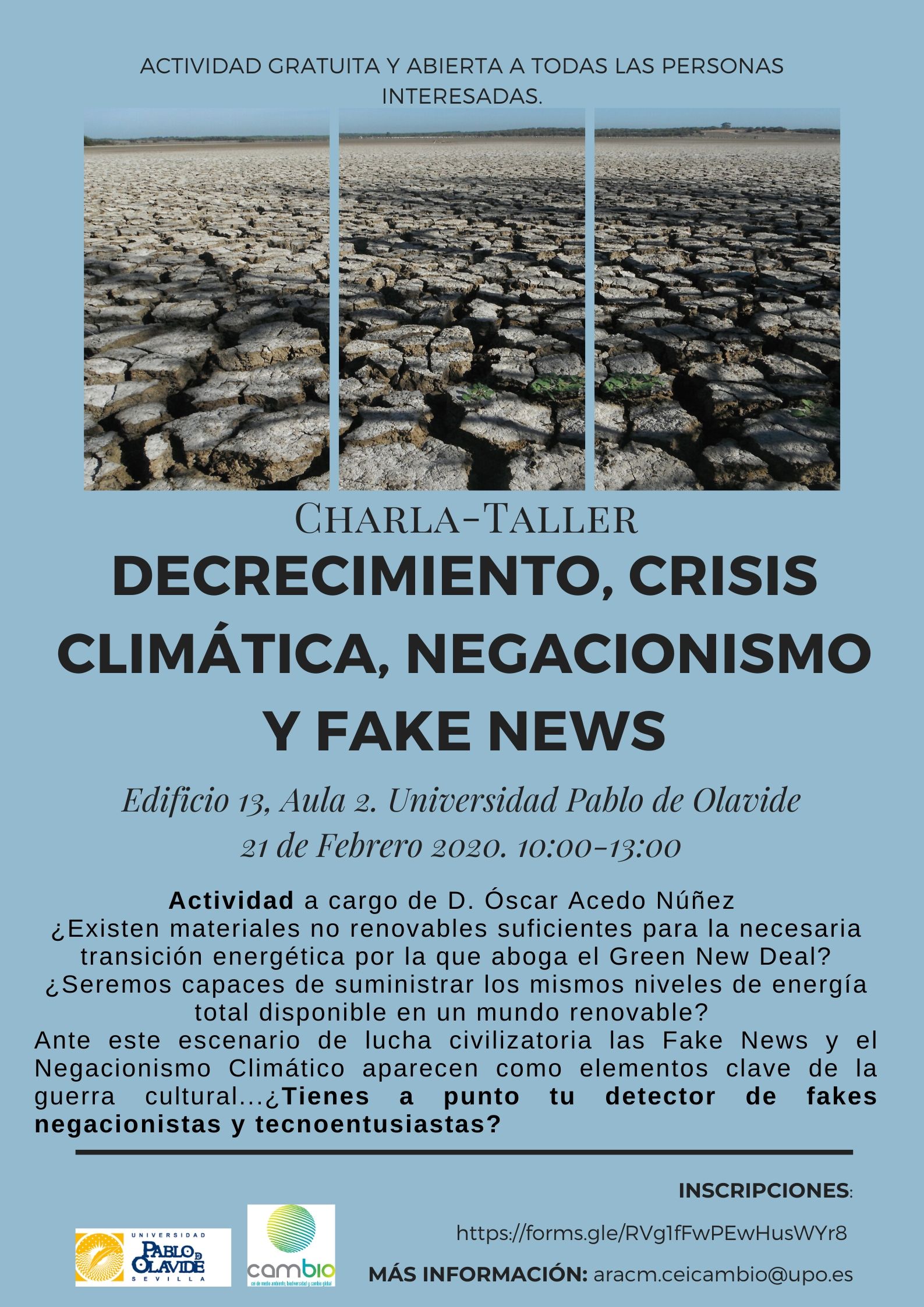 Decrecimiento, crisis climática y fake news