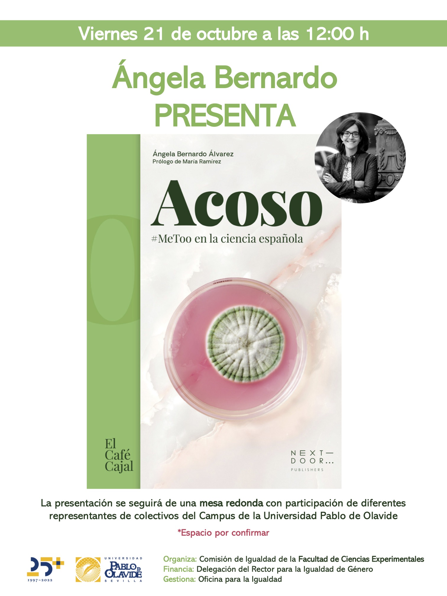 cartel presentacion libro ACOSO