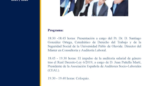 EL IMPULSO DE LA AUDITORÍA SALARIAL DE GÉNERO TRAS EL REAL DECRETO-LEY 6 2019