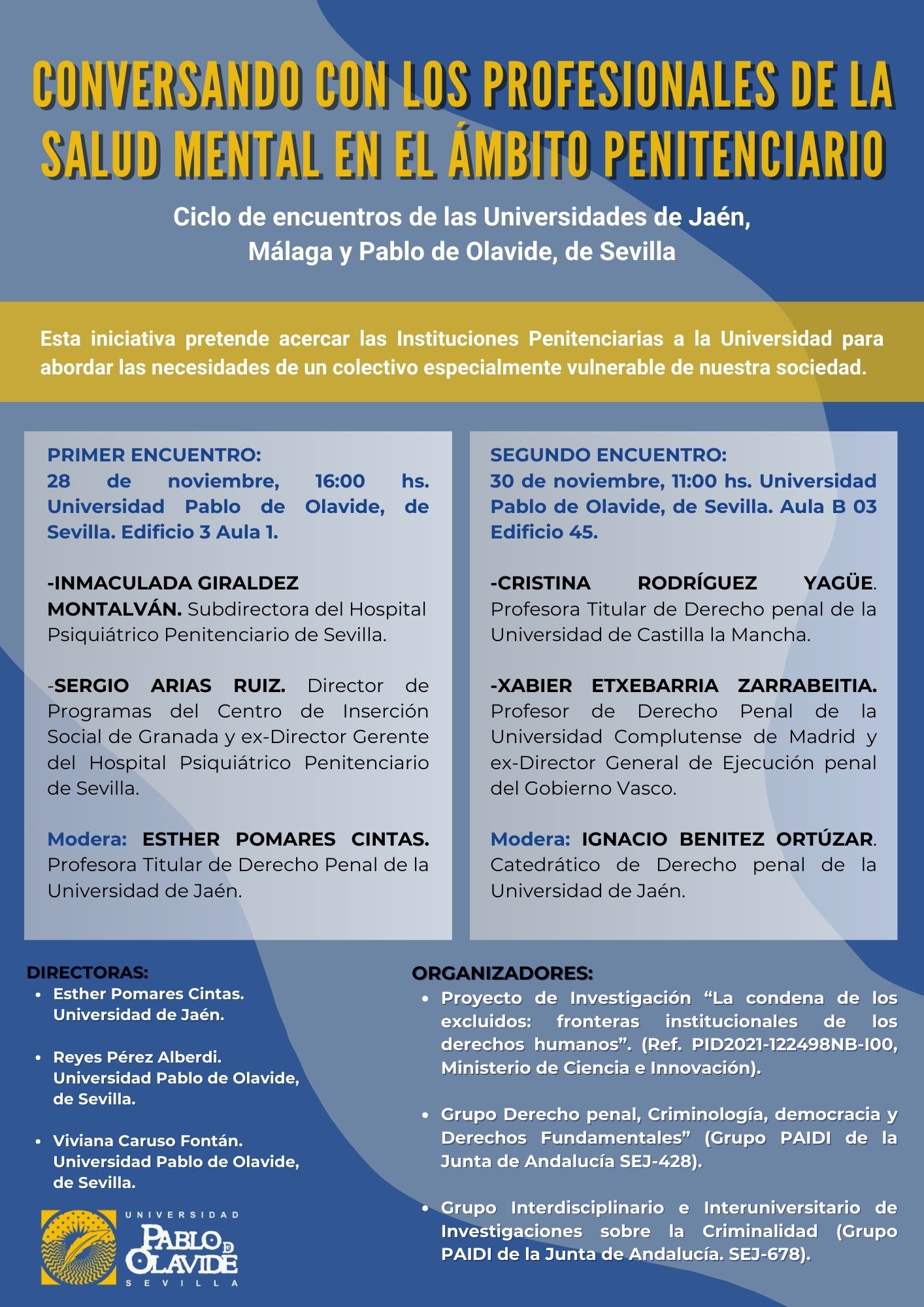 Encuentros sobre salud mental y prisiones
