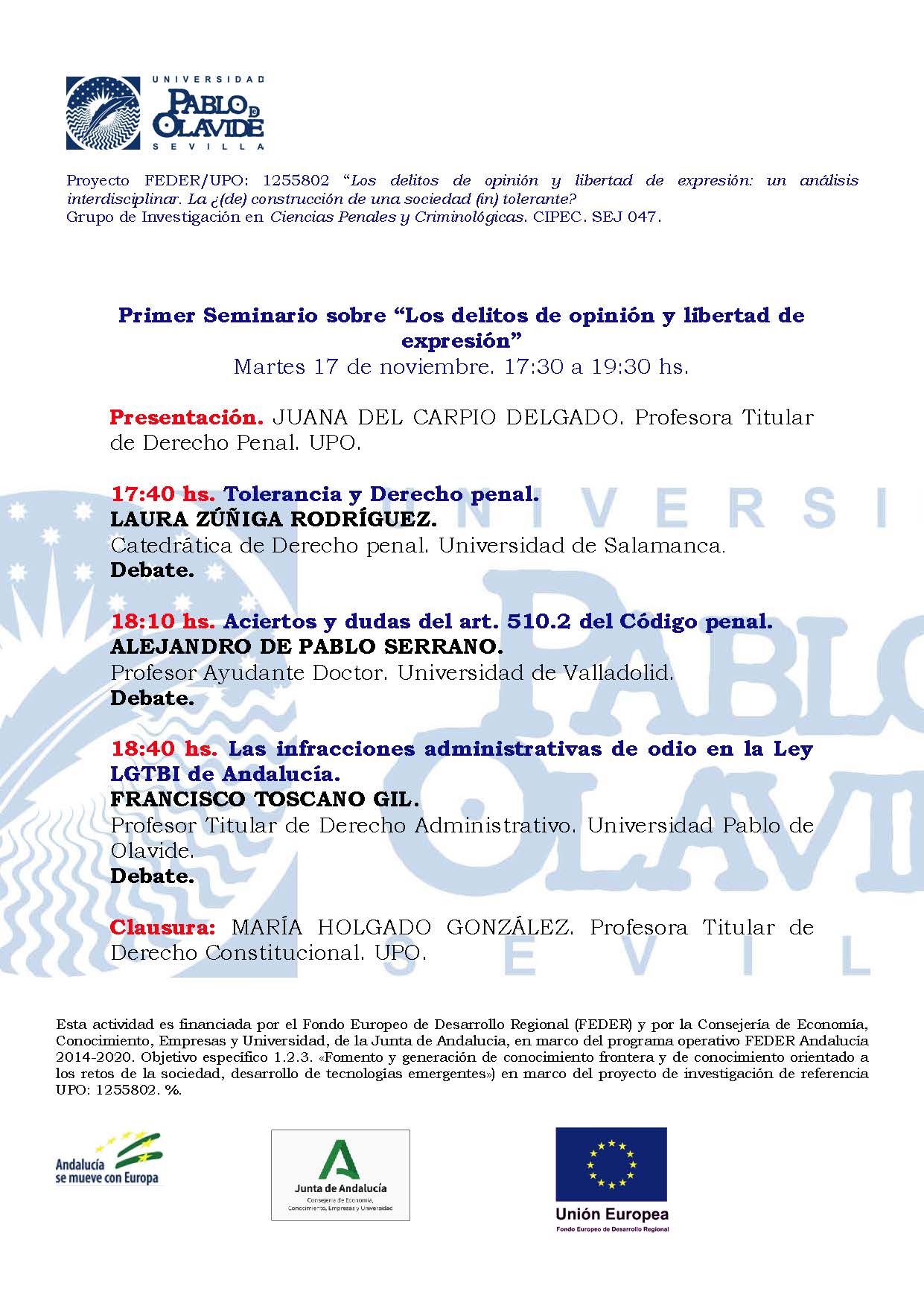 cartel seminario delitos opinion y libertad de expresion 11-20